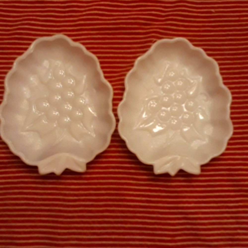 Milk Glass Platters